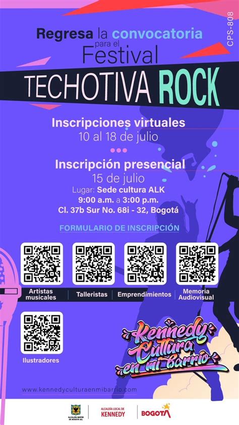 Alcald A Local De Kennedy On Twitter Quieres Ser Parte Del Festival