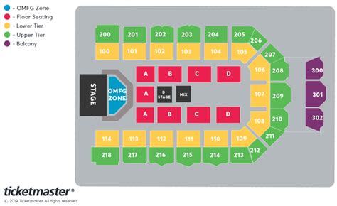 McFly Seating Plan - Metro Radio Arena