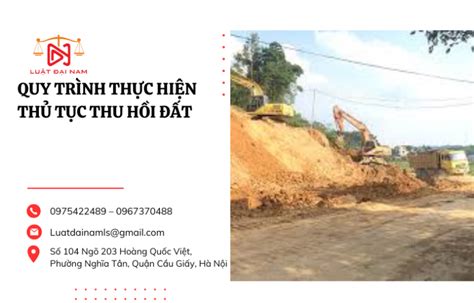 Quy Trình Thực Hiện Thủ Tục Thu Hồi đất