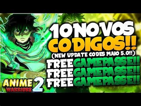 Corre Novos Exclusivos Codes Secretos No Anime Warriors