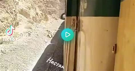 Stole This Awesome Video From Tiktok Pakistan Railways Train Passing Through Some Tunnels In