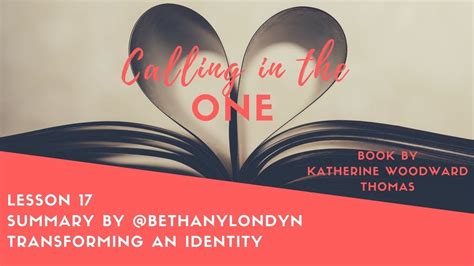 Lesson Transforming An Identity Katherine Woodward Thomas Calling