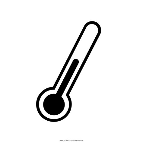 Thermometer Coloring Page Ultra Coloring Pages