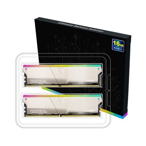 V Color Skywalker Plus Rgb 16gb Ddr4 Dram Memory Kit 2x 8gb 3600mhz