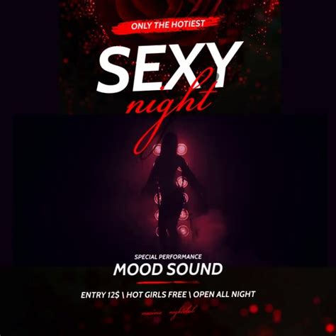 Sexy Night Party Flyer Template Postermywall