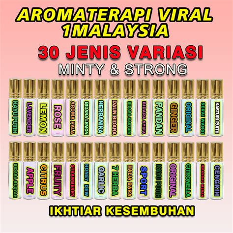 Aromaterapi Viral Jenis Bau Minyak Angin Roll On Bidara Baby Cengkih