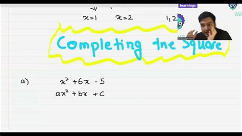 Completing The Square Method Quadratic Equation Gcse Math Aqa Edexcel Ocr Cambridge Youtube