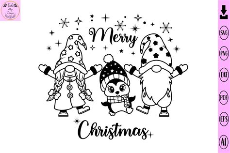 Christmas Gnome Svg Christmas Svg Graphic by Tadashop Design · Creative ...