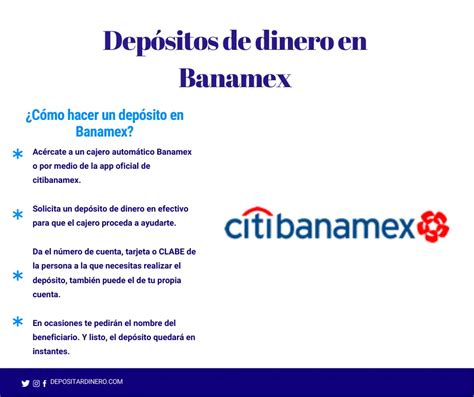 ¿dónde Se Puede Hacer Un Depósito A Banamex Haras Dadinco