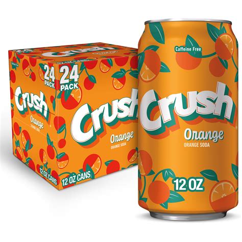 Crush Orange Soda Fl Oz Cans Pack Walmart