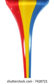 Pouring Primary Colors Stock Photo 7428721 | Shutterstock