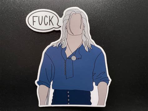 Witcher Geralt Catchphrase Sticker Fuck Geralt Of Rivia Etsy