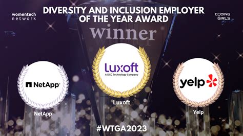 Womentech Global Awards 2023 Winners Diversity And Inclusion Employer Of The Year Award Women