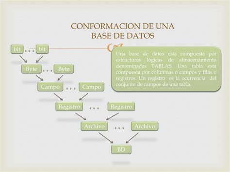 PPT BASES DE DATOS CONCEPTOS BASICOS PowerPoint Presentation Free