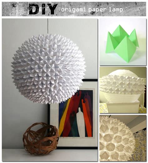 Rebel in Red: DIY . origami paper lamp