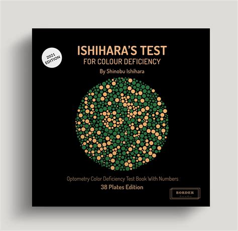 Ishihara Test Chart Books For Color Deficiency 38 Plates Clearance 100