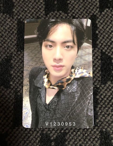 For Trade BTS Memories Of 2020 Bluray Photocard Jin Seokjin