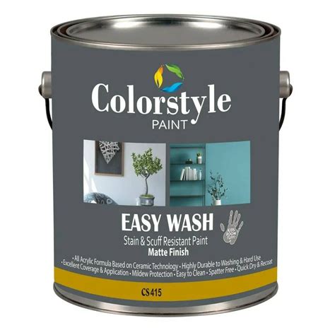 Краска Colorstyle EASY WASH STAIN & SCUFF RESISTANT PAINT MATTE FINISH ...