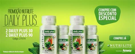 Daily Plus Vitaminas E Minerais Nutrilite Amway Mercado Livre