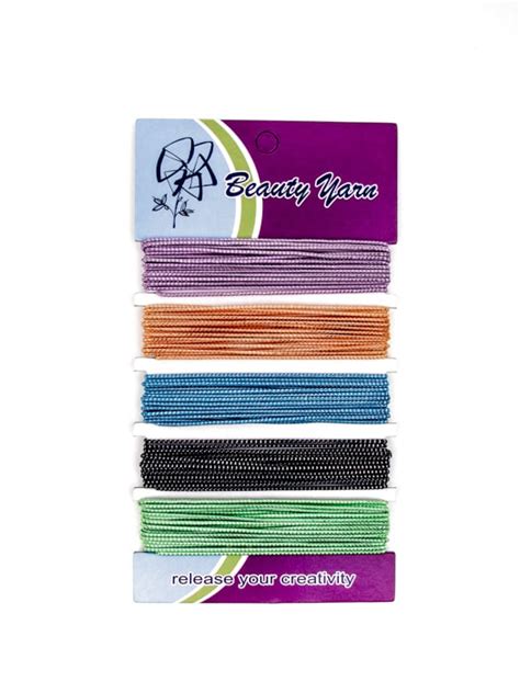 metallic elastic thread jj crafts