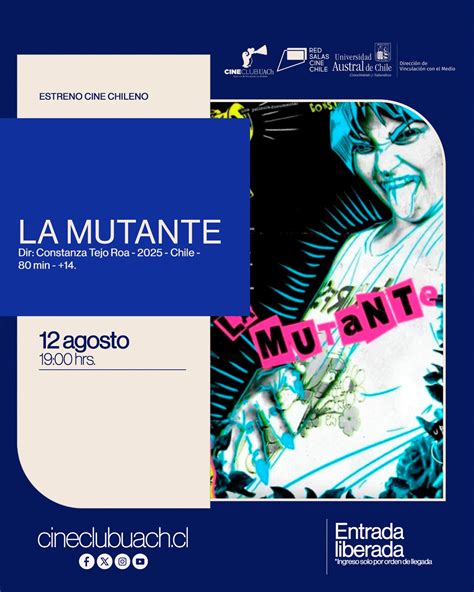 La Mutante se exhibe en el Cineclub UACh con conversatorio junto a su