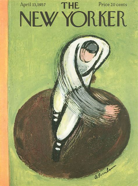 The New Yorker Saturday April 13 1957 Issue 1678 Vol 33 N° 8 Cover By Abe