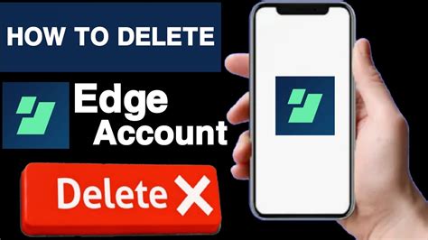 How To Delete Edge Account Edge Account Delete Delete Edge Account Unique Tech 55 Youtube