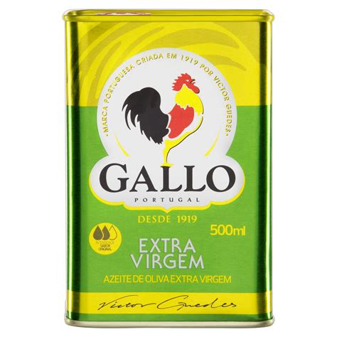 Azeite De Oliva Extra Virgem Em Lata Gallo Ml Extra Virgem