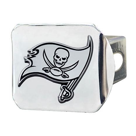 Officially Licensed Nfl Fanmats Tampa Bay Buccaneer Chrome Hitch Cover