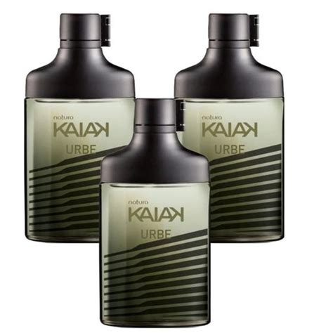 Natura Kit 3 Desodorante Colônia Kaiak Urbe Masculino 100ml Perfume