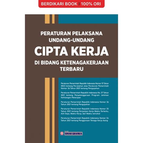 Jual Berdikari PERATURAN PELAKSANA UU CIPTA KERJA DI BIDANG