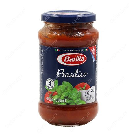 Barilla Basilico Pasta Sauce 380 Ml Buy Online