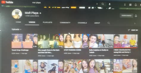 Guys I just went to YouTube and typed mxr plays and I saw the channel