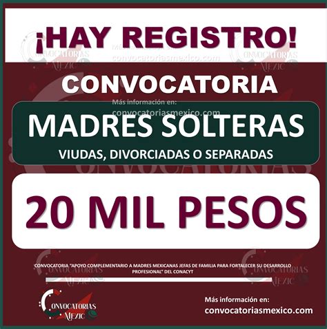 Convocatoria Para Madres Mexicanas Jefas De Familia Ya Puedes