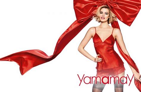 Hailey Clauson Brings Christmas Cheer To Yamamay Lingerie Campaign