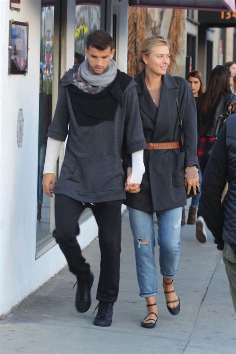 Photo Maria Sharapova Et Grigor Dimitrov La Sortie Du Caf