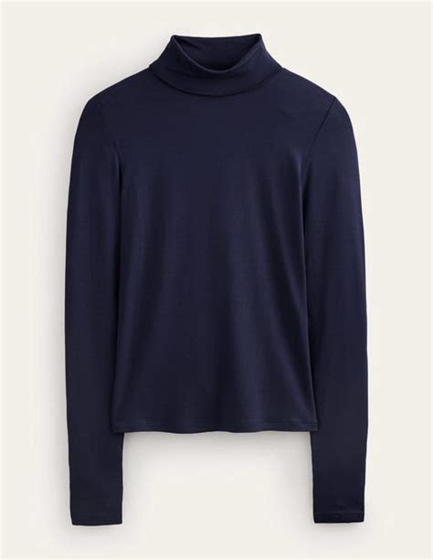 Polly Jersey Top French Navy Boden Uk