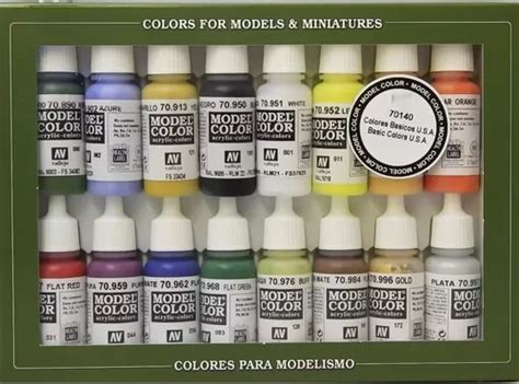 Set Pinturas Acrilicas Vallejo Basic Ee Uu 0 5 Oz Rabstore Cuotas