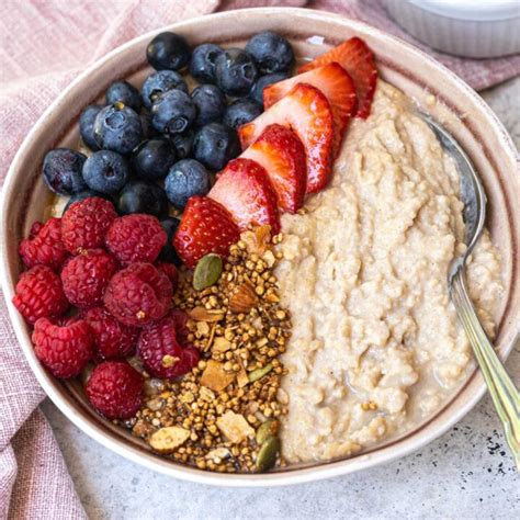 Creamy Millet Porridge With Fruit Six Hungry Feet