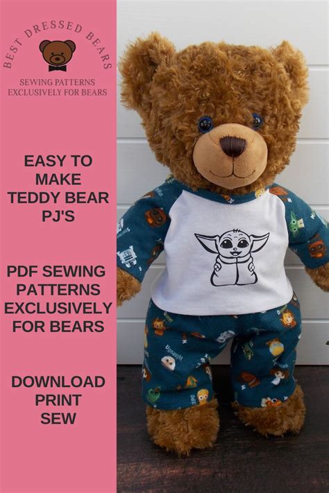 Easy To Make Teddy Bear Clothes Bear Shirt Pattern Teddy Bear Sewing