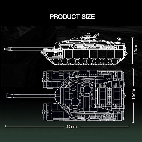 Panlosbrick 628010 T28 Heavy Tank With 2986 Pieces Mould King