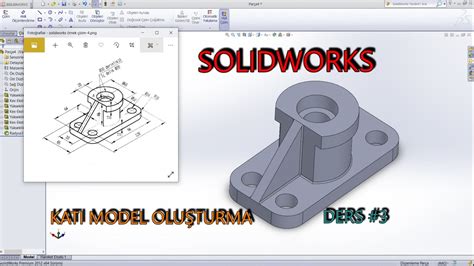 SolidWorks Katı Model Oluşturma 3 YouTube