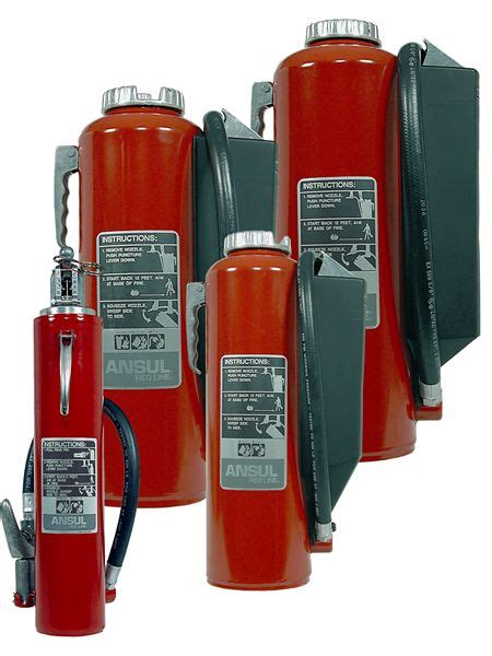 Ansul Red Line Cartridge Operated Hand Portable Fire Extinguishers Fox Valley Fire And Safety