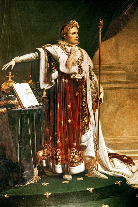 Napoleon Bonaparte In Coronation Robes Painting By Anne Louis Girodet