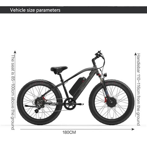 Bicicleta Electrica Lankeleisi MG740 Plus Dual Motor 2 X 1000W 48V