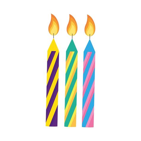 Happy Birthday Candles Clipart