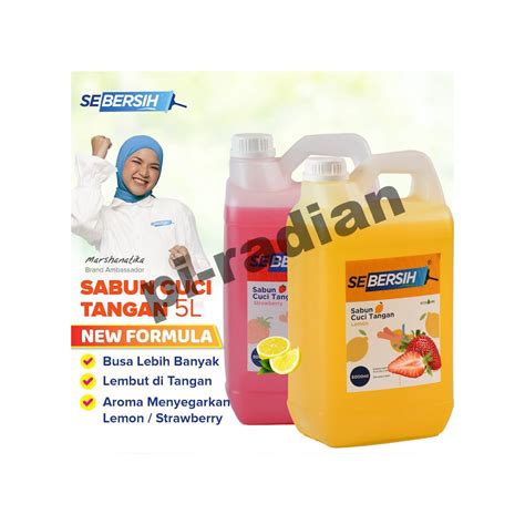 Jual Sebersih Sabun Cuci Tangan Hand Soap L Liter Lk Shopee