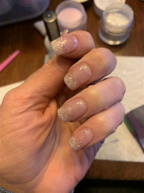 Ombre Nails With Glitter A Trendy And Sparkly Manicure Addicfashion