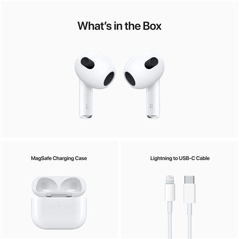 Buy Apple Airpods 3rd Generation Wireless Earbuds With Magsafe Charging Case Spatial Audio