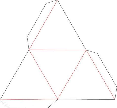 Free Svg Triangle Box Triangle Template 3d Triangle Art N Craft Art